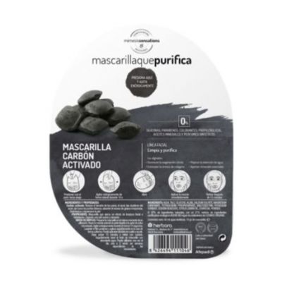 Mascarilla Que Purifica Carbon Activado Bio Vegan 1 Monodosis Herbora