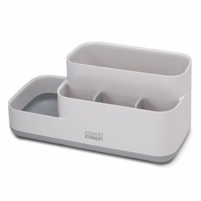 Rangement salle de bain EASYSTORE #gris/blanc 1 u