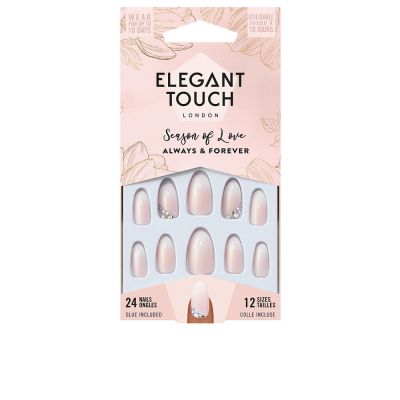 LUXE LOOKS nails with glue short stiletto limited ed #always & forever