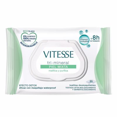 Tri-minerale pelle mista salviette strilli 25 u