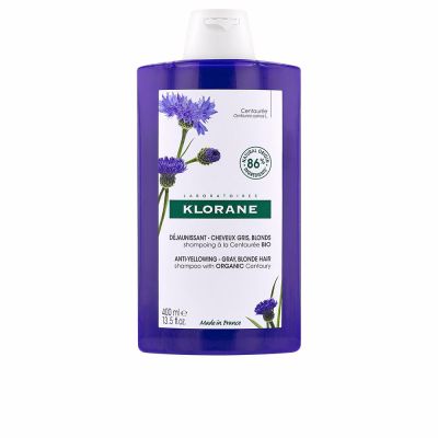 A LA CENTAUREA BIO champú antiamarilleo cabello gris y rubio 400 ml