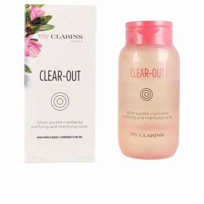 I miei Clarins chiari e la lozione per purificazione e matificante
