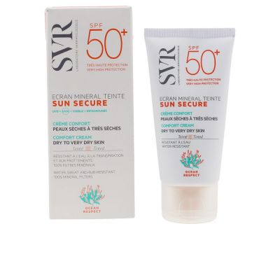 Sun Secure Ecran Mineral Teinte Peaux Sèches SPF50+ 60 Gr
