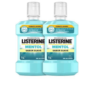 LOT DE BAINS DE BOUCHE MENTHOL DOUX 0% 2 x 1000 ml