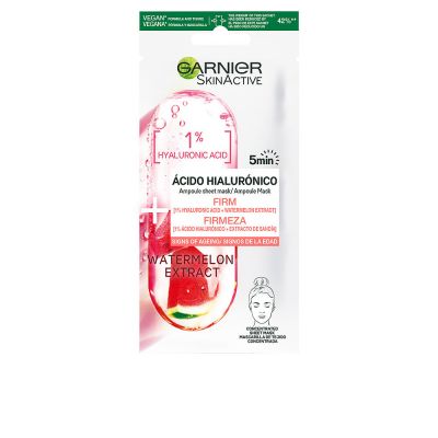 Maschera skinactive acido ialuronico + estratto di anguria 1 u