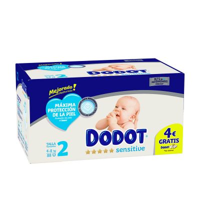 DODOT SENSITIVE RN size 2 diapers 4-8 kg 88 u