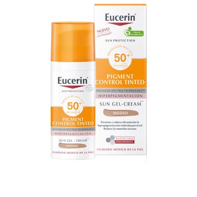 Protezione solare Colore di controllo del fluido pigmento SPF50+ Medio 50 ml