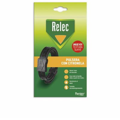 RELEC BRACELET ANTI-MOUSTIQUE à la citronnelle adulte noire 1 u