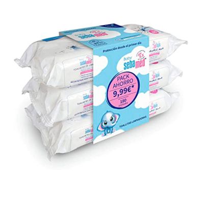 BABY-REINIGUNGSTÜCHER, Menge 3 x 60 Stk