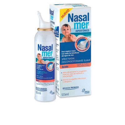 NASALMER HIPERTÓNICO spray nasal descongestionante bebés 125 ml