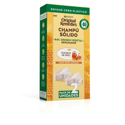 Rimedi originali Solid shampoo Honey Treasures 2 x 60 gr