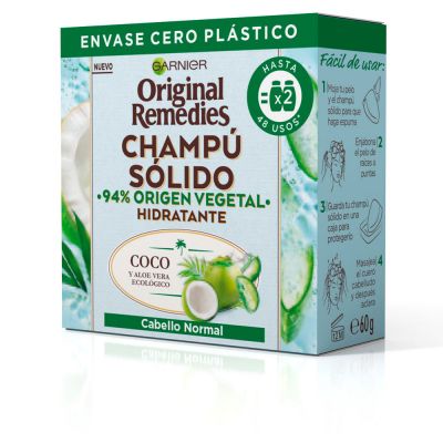 Rimedi originali idratante solido di cocco 60 gr