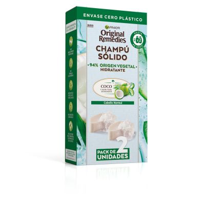 Rimedi originali idratante di cocco solido 2 x 60 gr
