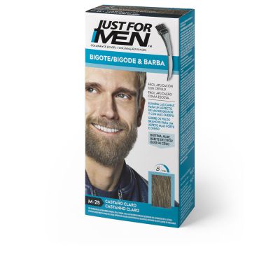 Colorazione in gel di bigote, barba e perno marrone chiaro 15 ml