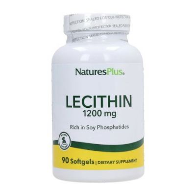 Lecithin 1200Mg SinGluten 90 Perlas NatureS Plus