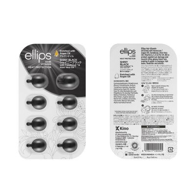 Capelli neri lucidi Vitamina 8 U