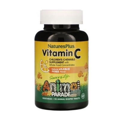 Animal Parade Children's Vitamin-C 90comp NatureS Plus