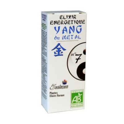 Elixir 7 yang Pulmon e intestino Grueso del Metal 50ml NatureS Plus