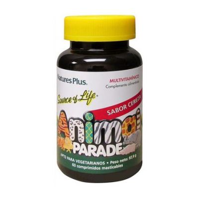 Animal Parade Children's Multivitamin Cherry Flavor 60comp NatureS Plus