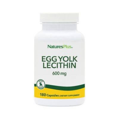 Lecitina de yema de huevo 600Mg SinGluten 180caps NatureS Plus