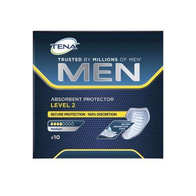 TENA MEN LEVEL 2 protecteur 100% absorbant 10 u