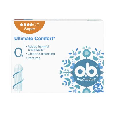 O.B. PROCOMFORT SUPER tampon 54 unités