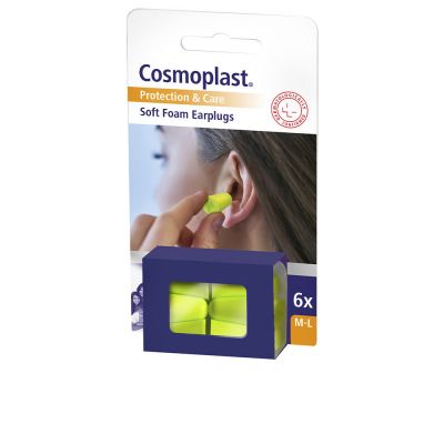 Bouchons d'oreilles en mousse 6 unités