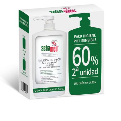 ÉMULSION SANS SAVON gel de bain 2 x 750 ml