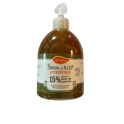 SAVON D'ALEP 15% baies de laurier 500 ml