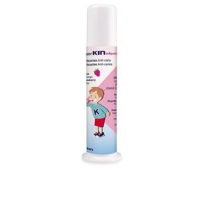 FLUORKIN KINDERZahnpasta mit Spender #Erdbeere 100 ml