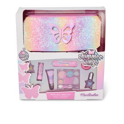 SCHIMMERFLÜGEL-BLEISTIFTETUI & BEAUTY-SET, Los 8-tlg