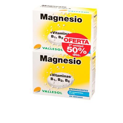 MAGNÉSIUM + vitamines b1, b2 et b6 2 x 24 comprimés