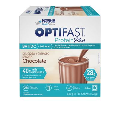PROTEINPLUS shake #chocolat en sachets 10 x 63 gr