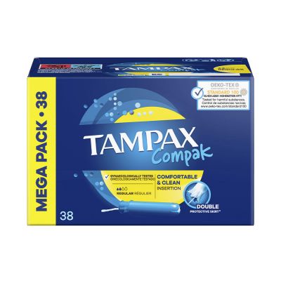 Tampax Compak Bullet Regular 38 U