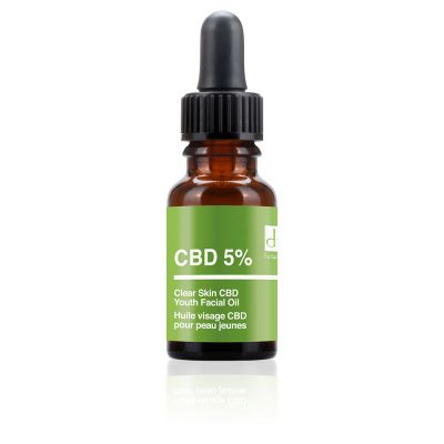 CBD 5% di olio per il viso giovanile per pelle limpida 15 ml