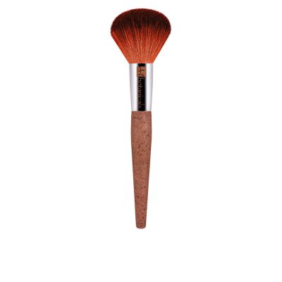 Polvera Brush Bionic Bionic Tintetic Hair Recyced Aluminium Coffe