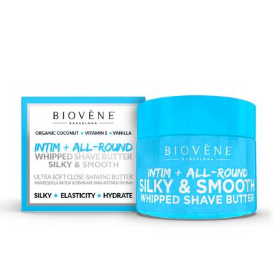 Burro di rasatura montata in seta e liscia intima + All-front 50 ml