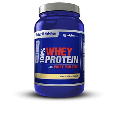 100% WHEY PROTEIN + ISO 2 lbs #vanille 908 gr