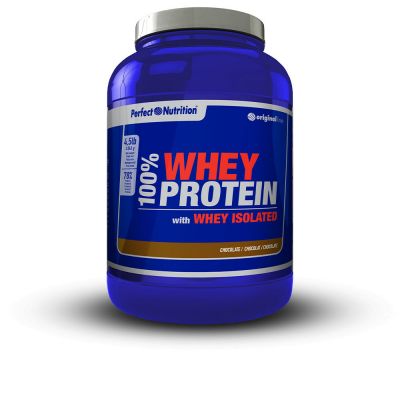 100% WHEY PROTEIN + ISO 4.5 lbs #chocolat 2043 gr
