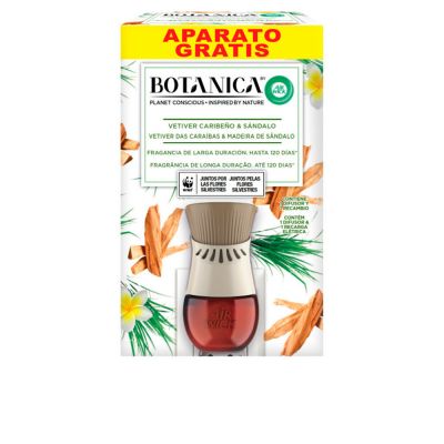 Désodorisant électrique complet BOTANICA #vétiver & bois de santal 19 ml