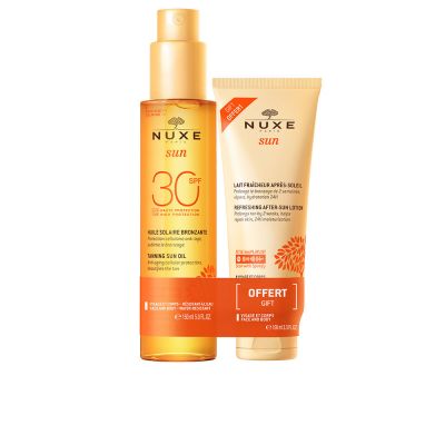 Nuxe Sun Bronze Oil Face and Body SPF30 Case 2 pz