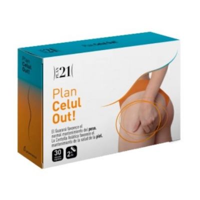 Plan 21 Cell Out Anti-cellulite Gluten-Free 30caps Plameca