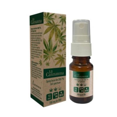 La Cannabina Spray CBD 7 Spettro Completo Bio Vegan 10ml Plameca