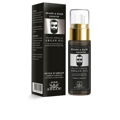 Sérum Rafforzamento della barba e capelli con sandalo argan puro e zenzero da 30 ml