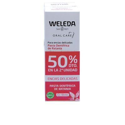 ORAL CARE pasta dentífrica ratania promo 2 x 75 ml