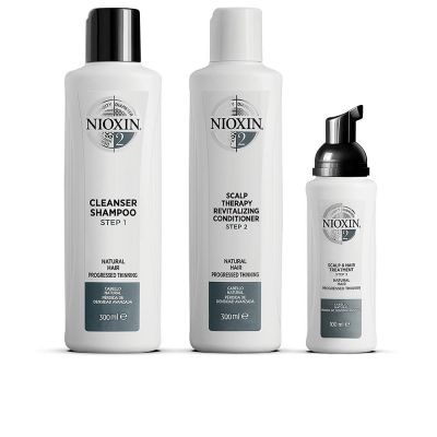 SISTEMA 2 - Kit - Tratamiento para Cabello Natural con Pérdida de Densidad 3 pz