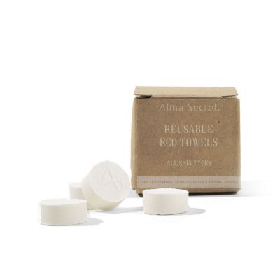 ECO-SERVIETTES RÉUTILISABLES lingettes compressées 15 u