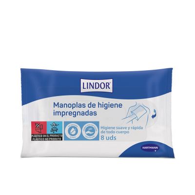 LINDOR gants d'hygiène imprégnés 8 unités