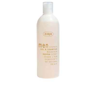 Gel douche et shampoing HOMME au poivre de montagne 400 ml