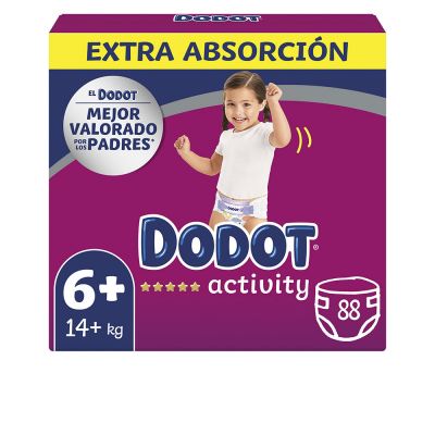 DODOT ACTIVITY EXTRA size 6 diapers 17-28 kg 88 u